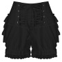 Women's Boxer Shorts Medieval Costume Tiered Ruffle Petti pants Lace Trim Bloomers Lounge Booty Pumpkin Lace-Up Shorts