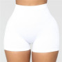 High Waist Women Fitness Sports Shorts Casual Skinny Soft Elastic Stretch Solid Shorts