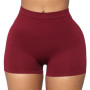 High Waist Women Fitness Sports Shorts Casual Skinny Soft Elastic Stretch Solid Shorts