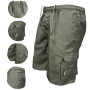 Summer Men's Cargo Shorts Bermuda Cotton High Quality Hot Sale Army Military Multi-pocket Casual Male's Outdoor Short Pants