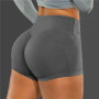 Women Summer Shorts High Waist Sport Leggings Elastic Perfect Lace Leggings Gym Workout Tights Yoga Short Solid Color Pocket