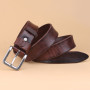 Men's High Quality Belt Pure Leather Pin Buckle Fashion