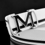 Men's M genuine leather belt fashion luxury brand fancy vintage jeans waist belt