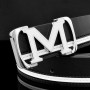 Men's M genuine leather belt fashion luxury brand fancy vintage jeans waist belt