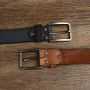 3.8CM Genuine Leather For Men's High Quality Buckle Cow skin Casual Belts