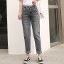 Women Fashion Denim Jeans Casual Pants Four Season Loose Big L-5XL 6XL 7XL 8XL