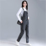 Denim jeans women Casual Fashion Suspenders Pants Loose Pocket Harem Brand Overalls Shoulder Straps Big L-5XL 6XL 7XL 8XL