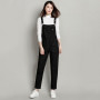 Denim jeans women Casual Fashion Suspenders Pants Loose Pocket Harem Brand Overalls Shoulder Straps Big L-5XL 6XL 7XL 8XL