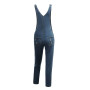 Women's Fashion Lace Long Jeans Denim Jumpsuit Casual Loose Long Overalls Plus size