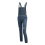 Women's Fashion Lace Long Jeans Denim Jumpsuit Casual Loose Long Overalls Plus size