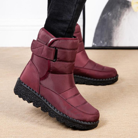 Women Non Slip Waterproof Platform Warm Ankle Boots Cotton Padded Shoes