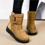 Women Non Slip Waterproof Platform Warm Ankle Boots Cotton Padded Shoes