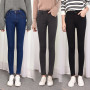 Women Thermal Jeans Stretch High Waist Plush Warm Oversized Jeans Skinny Pants