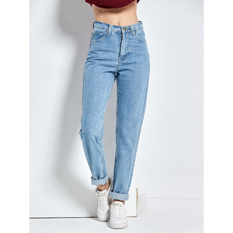 Women Harem Pants Vintage High Waist Jeans