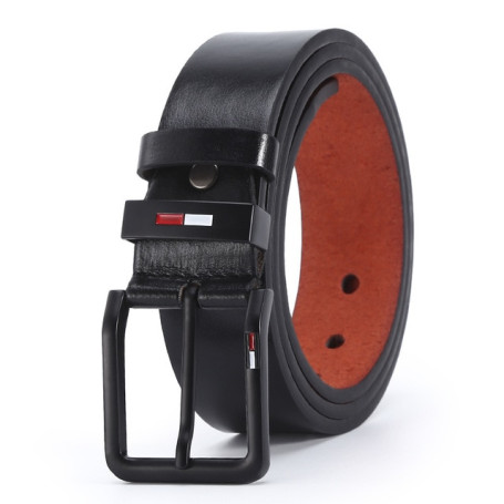 Men Belts New PU Leather Simple Metal Buckle Belt Boys Jean Pants Waistband Belts Straps Luxury Designer Brand Cloth Accessories