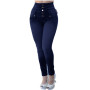 New High Quality Women Denim Top Brand Stretch High Waist Pencil Pants Leggings