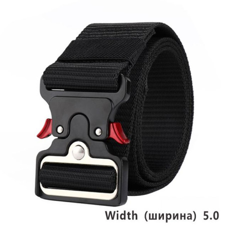 Metal Tactical Men's Belt Military Canvas Belts Big Size Outdoor Sport Tactical Military Nylon Belts