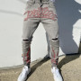 Fashion Men Jeans High Street Straight Cargo Pants Loose Overalls Denim Trousers Hip-hop Casual Pants Graphic Jeans