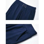 Woman Pencil Pants High Waist Elastic Diamonds Solid Office Lady Casual Slim Straight Trousers