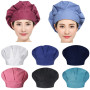 24Styles Elastic Nurse Hat Cotton Adjustable Love Print Bouffant Oil-proof Dust-proof Surgical Hat Hair Cover Medical Equipment