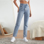 Curve Size 5XL High Waist Women Jeans Lady Harem Loose Jeans