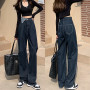 Wide Leg Jeans Women Clothing Pants High Waist Jean