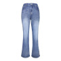 Ladies Jeans Retro Printed Denim Trousers Loose Washed Fashion Straight Pants Casual Pants 90s