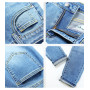 High Waist Pencil Jeans Women`s Ultra Stretchy Skinny Denim Pants Trousers