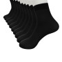 High Quality 10pairs /lot Men's Bamboo Fiber Socks Compression Ultra-thin Socks Large Size