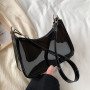 Women Transparent Jelly Handbags Candy Color Shoulder Bags