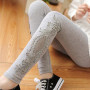Leggings For Women Modal Cotton Lace Crochet Large Size Long Tights Leg Pants Size 7XL 4XL XXXL XXL 6XL 5XL