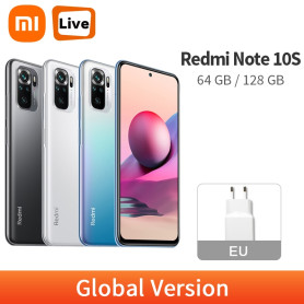 Global Version Xiaomi Redmi Note 10S 6GB 64GB/128GB Smartphone 10 S 64MP Quad Camera Helio G95 AMOLED DotDisplay 33W Fast Charge Global Version Xiaomi Redmi Note 10S 6GB 64GB/128GB Smartphone 10 S 64MP Quad Camera Helio G95 AMOLED DotDisplay 33W Fast Charge
