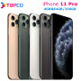 Original Apple iPhone 11 Pro 5.8" 4G LTE Face ID 64/256/512GB ROM A13 Bionic Hexa Core IOS Triple rear cameras 12MP Cell Phone