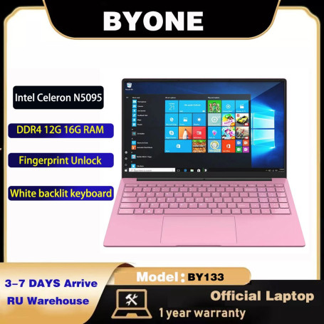 15.6inch Fingerprint UnIock Laptop 16G RAM 512G SSD Windows11 Inter Celeron N5095 Computer Portable Thin Gaming Laptops
