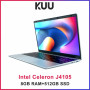 Xbook 2 Notebook 14.1 FHD Screen Intel Celeron J4105 8GB RAM 512GB SSD Windows 11 Student Laptops WiFi Bluetooth