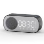 New Wireless Bluetooth Speaker Clock Dual Alarm Support TF Card FM Radio Soundbar HIFI Music Box Soundbar Surprise price Fashion