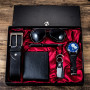 Men's business gift box set Wallet belt watch pen glasses combination set