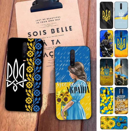 Ukraine flag Girl Phone Case for Redmi 5 6 7 8 9 A 5plus K20 4X S2 GO 6 K30 pro