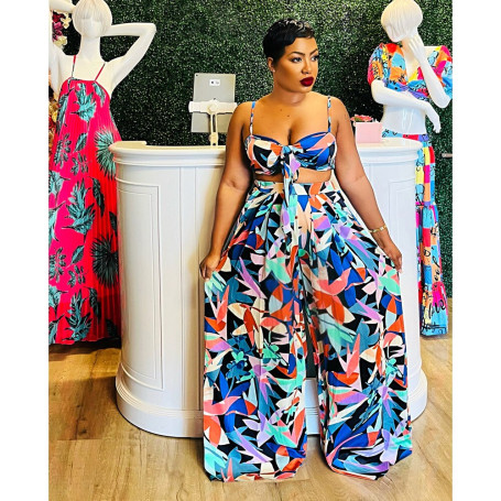 Women Dress Sexy Leaf Print Outfits Fashion Luxury Clothing