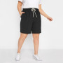 Elastic Drawstring Waist Casual Shorts Women Pocket Side Loose Lightweight Sports Shorts Large Size 5XL 6XL 7XL