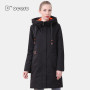 Plus Size Fashion  Quilted Coat Hooded Female Jacket Long Outerwear Lined Clothing