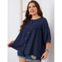 Plus Size Women Clothing For Office Lady Shirt Summer Loose Women Blouse Shirts Tunic Peplum Female Casual Top Tee
