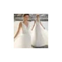 Boho Lace Wedding Dress V-neckline robe mariee Tulle A-Line Beach Bridal Gown with Shoulder Straps vestido de novia
