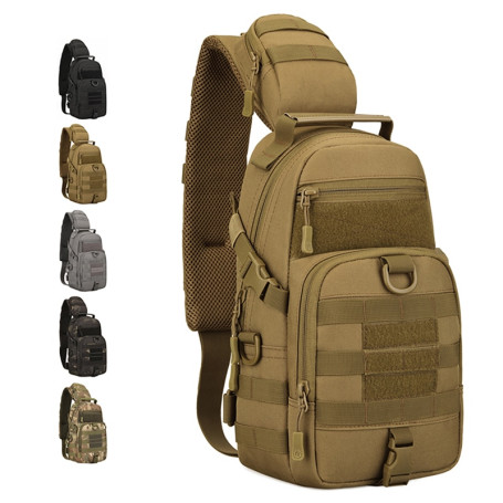 Protector Plus Tactical Sling Chest Pack Moller Military Nylon Shoulder Bag Men Crossbody Outdoor Hiking Cycling Bag