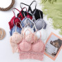 New Lace Bra Top DeliverOut Bralette Push Up Underwear Sexy Vest Lady Big Size Full Cup Thin Seamless Femme LingerieLac
