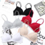 Seamless Bras Sexy Lace Wireless Bralette Solid Color Female Underwear Girl Push Up Lingerie Brassiere Tube Top