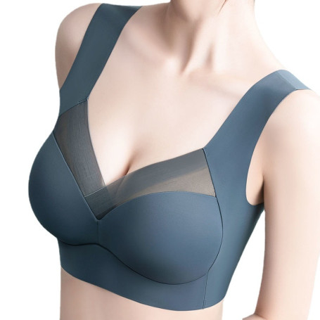 Sexy Top Seamless Bra Plus Size Backless Bras Push Up Women Wireless Bralette  Underwear Sports Unwired Bra Without Frame