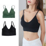 Beauty Back Seamless Wrap-around Tube Top Backless Sports Yoga Breathable No Steel Ring Bra Sling Vest Underwear for Women