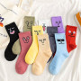 Trend Candy Colors Casual happy Socks Unisex