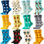 Cute Women Socks Cartoon Animal Food Fruit Socks Kawaii Funny Trendy Casual Socks